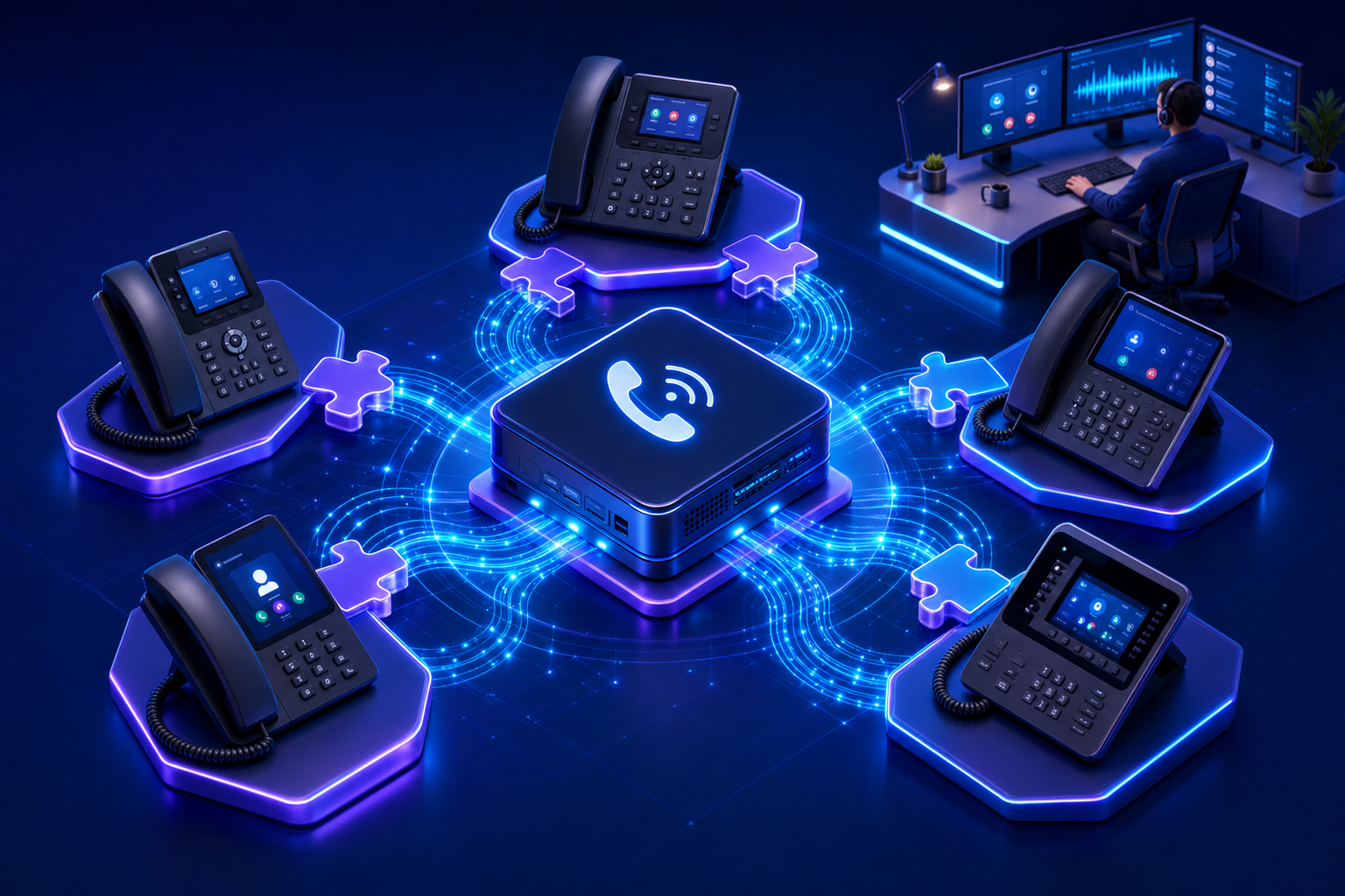 Imagem ilustrativa do artigo: PABX IP é compatível com telefones de diferentes fabricantes?